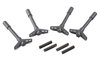 Mopar Valve Cover "Pentestar" Wing Nuts for Big/Small Block Chrysler LA, B, & RB Engines [Shark Gray] - image 2