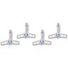 Chrome Wing Nuts for Chrysler Small Block and Big Block - image 1