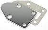 Chrome Fuel Pump Block Off Plate for Small Block Chevy - image 2