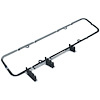 1-Piece Valve Cover Hold Downs with Attached Linear Wire-Looms for Small Block Chevy in Black Finish - image 1