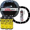 Reinforced Differential Cover Kit for GM 7.5" 10-Bolt Includes: Cover, Gear Oil, Gasket, & RTV - image 1