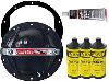 Reinforced Differential Cover Kit for GM 8.2"/8.5" 10-Bolt Includes: Cover, Gear Oil, Gasket, & RTV - image 1