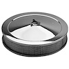Deluxe Low-Profile Air Cleaner 14" x 3" in Chrome Includes 4-7/32" Carburetor Neck Adapter - image 1