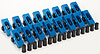  66907 Super-Street Aluminum Roller Rockers for Small Block Chevy, 1.5 Ratio, 3/8 in. Stud [Blue Anodized] - image 2
