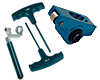 Small Block Chevy Roller Rocker Kit with 1.5 Ratio & 3/8" Stud with Valve Lash Wrench - image 1