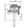 High Performance HEI Distributor & Coil for Small Block Ford 289-302ci with Red Cap - image 2