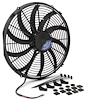 67037 Universal 16 in. Brushless Electric Cooling Fan Kit [S-Blade Style] - image 1