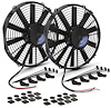 67038 Universal 12 in. Brushless Electric Cooling Fan Kit [Two Fans] - image 1