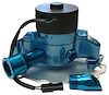 Electric Water Pump Small Block Ford in Blue Epoxy Powder Coated Finish - image 1