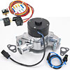 Electric Water Pump Kit Includes: Polished Small Block Ford Electric Water Pump, Harness & Relay Kit - image 1