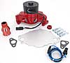 Electric Water Pump Small Block Ford in Red Epoxy Powder Coated Finish - image 3