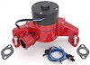 Electric Water Pump Big Block Chevy in Red Epoxy Powder Coated Finish - image 1
