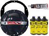 Reinforced Differential Cover Kit for GM 12-Bolt (Passenger Car) Includes: Cover, Gear Oil, Gasket, & RTV - image 1