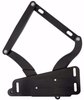 1071BS Billet Aluminum Hood Hinge Kit for 1966-1970 Dodge Charger w/Steel Hood [Black Anodized Solid Frame] - image 2