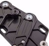1094BF Billet Aluminum Hood Hinge Kit for 1956 Ford F-100 Truck w/Fiberglass Hood [Black Anodized Solid Frame] - image 4