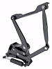 1167BF Billet Aluminum Hood Hinge Kit for 1960-1966 GM Trucks w/Fiberglass Hood [Black Anodized Solid Frame] - image 1