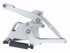 1167BS Billet Aluminum Hood Hinge Kit for 1960-1966 GM Trucks w/Steel Hood [Natural Finish Solid Frame] - image 2