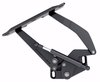 1183BF Billet Aluminum Hood Hinge Kit for 1977-1990 Chevy Caprice, Impala w/Fiberglass Hood [Black Anodized Solid Frame] - image 2