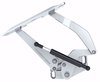 1183NS Billet Aluminum Hood Hinge Kit for 1977-1990 Chevy Caprice, Impala w/Steel Hood [Natural Finish Solid Frame] - image 2