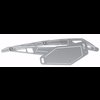 1184NF Billet Aluminum Hood Hinge Kit for 1977-1990 Chevy Caprice, Impala w/Fiberglass Hood [Natural Finish Air Frame] - image 3
