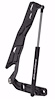 1186BF Billet Aluminum Hood Hinge Kit for Select 1978-1988 GM Cars w/Fiberglass Hood [Black Anodized Air Frame]