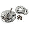 Round Billet Hood Pin Kit