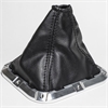 Rectangle Billet Shifter Bezel with Leather Boot - image 1