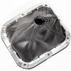 Rectangle Billet Shifter Bezel with Leather Boot - image 3