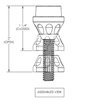 Tall Billet Hood Adjusters - image 2