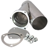 4" Stainless Steel Exhaust Cutout - image 1