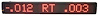LED Readout Display, 2 in. H x 15 Character