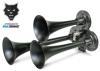 HP10237 Premium Trio Air Horn w/ Air Horn (HP10235) And Onboard Air (HP10163) Matte Black - image 1
