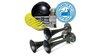 HP10237 Premium Trio Air Horn w/ Air Horn (HP10235) And Onboard Air (HP10163) Matte Black - image 2