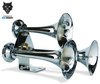 HP10254 Basic Triple Train Horn for Onboard Air, Cast Zinc Alloy/Stainless Steel Chrome - image 2