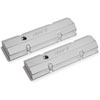 Fabricated Aluminum Valve Covers 1958-1986 Small Block Chevy 283-400 Silver - image 1