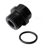 FUEL BOWL PLUG BLACK 7/8- - image 1
