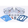 Chrome Fuel Bowl Kit Includes 2 Chrome fuel bowls Dual glass sight windows - image 1