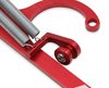 Throttle Return Bracket GM-Style Cable Fits 4500 Carburetors - Red Finish - image 2