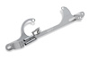 Throttle Return Bracket Lokar-Style Cable Fits 4150/4160 Carburetors - Clear Finish - image 1
