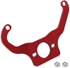 Fuel Pressure Regulator Bracket Fits Holley & FX 4500 Carburetors Billet Aluminum w/Red Finish - image 1