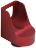 Cable Mount Bracket Fits GM-Style Cable, Use With Throttle Cable Bracket - Red Finish - image 3