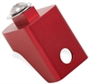Cable Mount Bracket Fits Lokar-Style Cable, Use With Throttle Cable Bracket - Red Finish - image 1