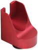 Cable Mount Bracket Fits Ford-Style Cable, Use With Throttle Cable Bracket - Red Finish - image 3