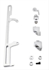 QFX THROTTLE CABLE BRACKE - image 1