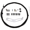 Single Parachute Cable & Mounting Kit [Raw Finish Handle] - image 1