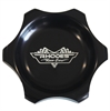 Black Aluminum Cap 2 in. w/Aluminum Weld-In Bung - image 1