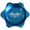Blue Aluminum Cap 2 in. w/Aluminum Weld-In Bung - image 1