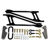 Double Adjustable Ladder Bar Kit DOM Tubing Black