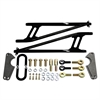 Double Adjustable Ladder Bar Kit Chromoly Tubing Black