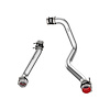 115026130 Charge Air Pipe Kit Fits Select GM 6.6L Duramax L5P [Brushed] - image 1